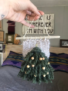 SOLD. Mini Christmas Tree Wall Hangings 🎄