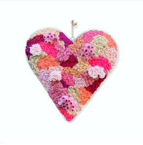 *SOLD*Patchwork Woven Heart