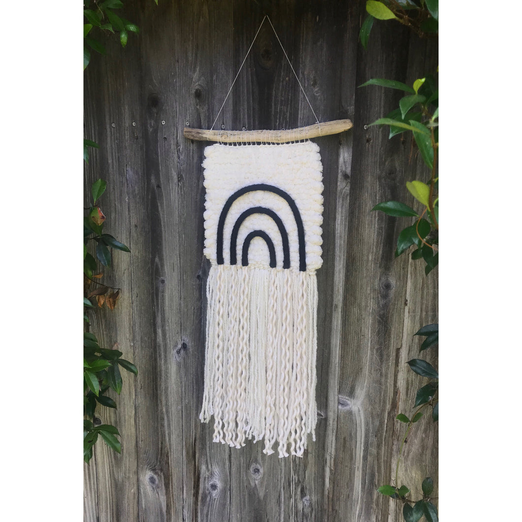 *SOLD* ⋒ Medium, Neutral Rainbow Wall Hanging ⋒