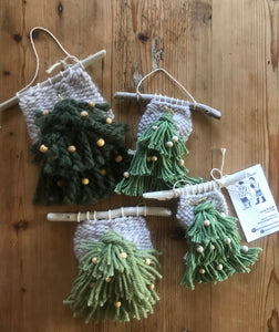SOLD. Mini Christmas Tree Wall Hangings 🎄
