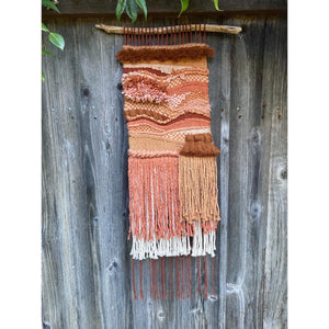 *SOLD* Earthy Pink Wall Hanging