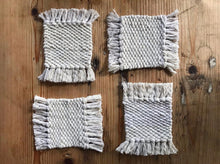 Load image into Gallery viewer, *SOLD* Handwoven Mug Rugs (set of 4)