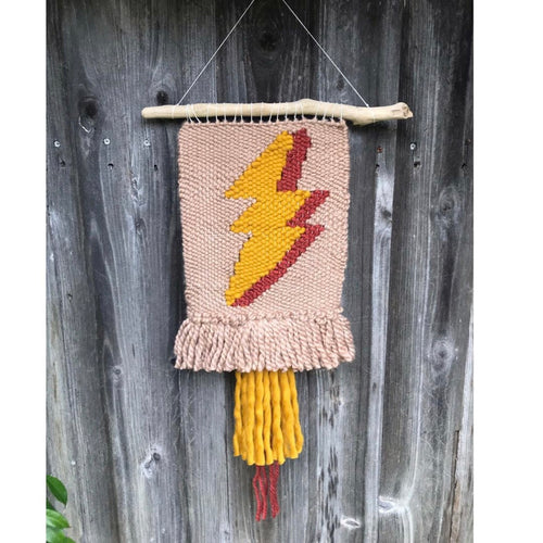 *SOLD*⚡️Lightening Bolt Wall Hanging⚡️