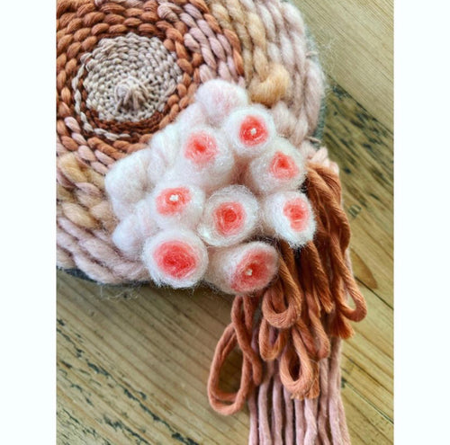 *SOLD*Small Handwoven Roundie