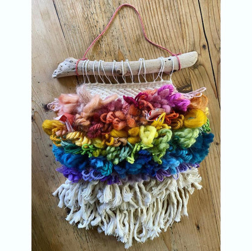 *SOLD*➰Scrappie Handwoven Wall Hanging➰