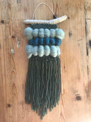 *SOLD*💙💚Mini Green With Love Wall Hanging 💚💙
